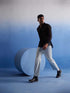 Men's Black Georgette Shirt